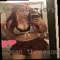 Woman threesome Kyle